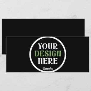 Carte Code QR de logo noir personnalisé pour la marque c
