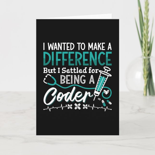 Carte Codeur Médicale Étant Un Programmeur De Codage ICD (Devant)
