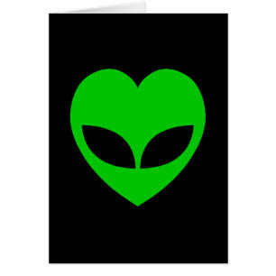 Carte Coeur Amour Alien