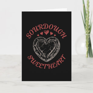 Carte Cœur au levain – Cadeau drôle pour la Saint-Valent