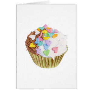 Carte Coeur Cupcake