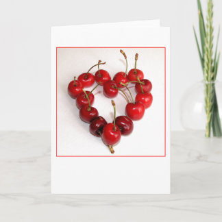 Carte Coeur de cerise