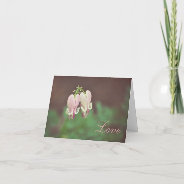 Carte Coeur de Floral-Saignement (Devant)
