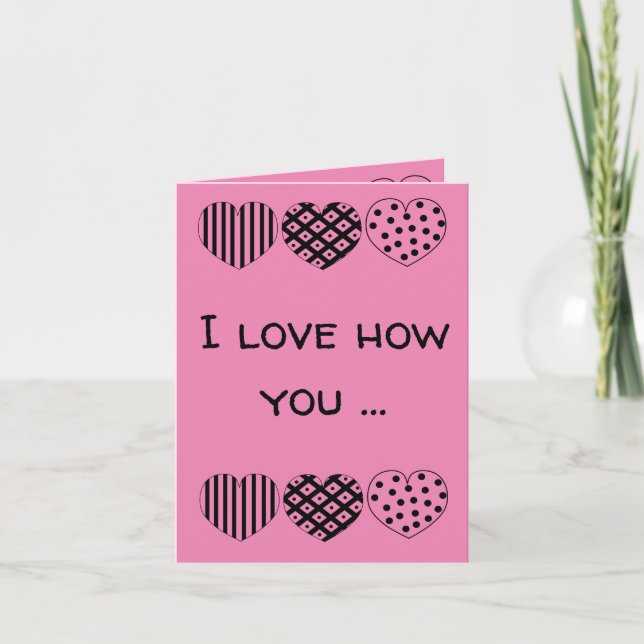 Carte Cœur de la Saint-Valentin  (Devant)