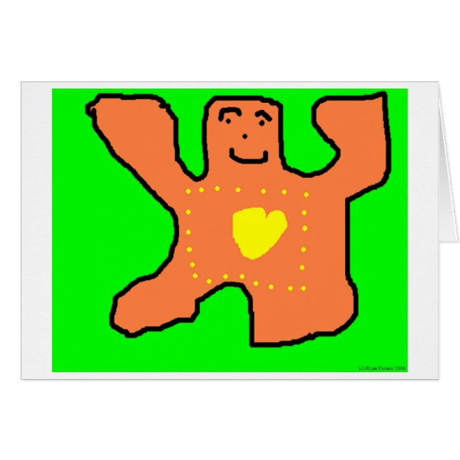 Carte Coeur d'ours (Devant horizontal)