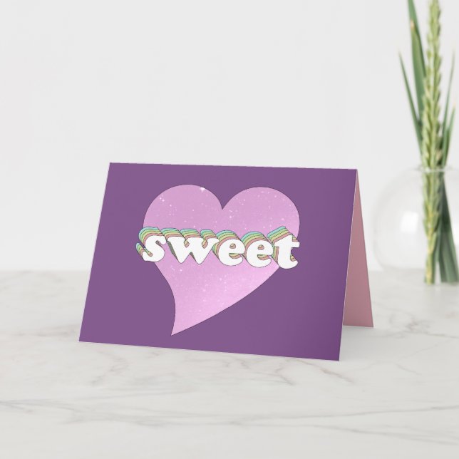 Carte Coeur doux (Devant)