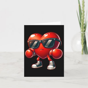Carte Cœur montrant les compétences de boxe Amoureux de