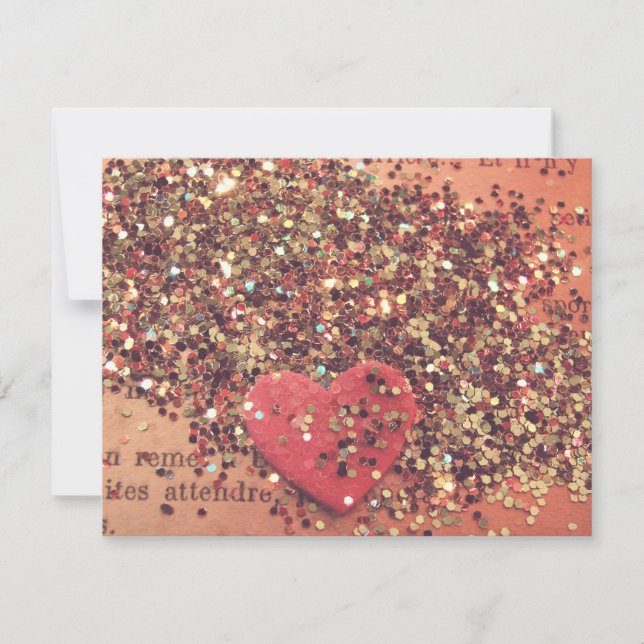 Carte Coeur vintage (Devant)