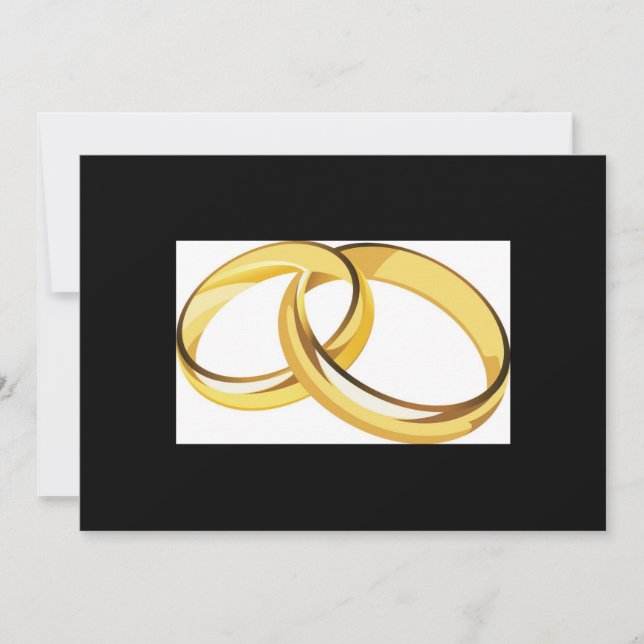 Carte cœurs (7), anneaux de mariage (Devant)