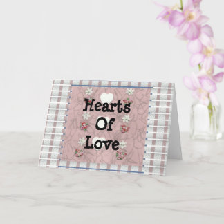 Carte Coeurs D'Amour Trois
