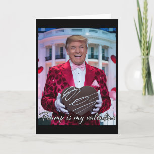 Carte Cœurs de la Saint-Valentin Trump 14 février Patrio