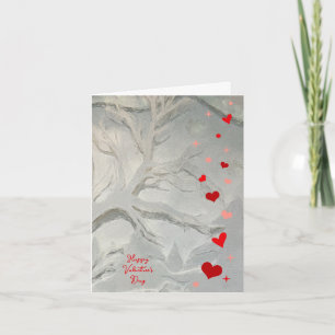 Carte Coeurs et étoiles Heureuses Saintes-Valentin