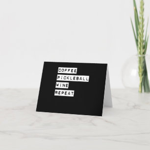 Carte Coffee Pickleball Wine Repeate