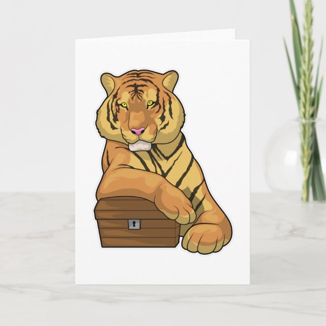 Carte Coffre au trésor du tigre (Devant)