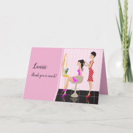 Carte Coiffeur Merci !