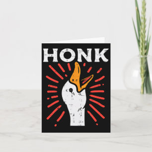Carte Coin-coin drôle de canard Oie Poulet Mème Hommes F