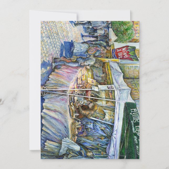 Carte Coin de Flying Pig Farm et Wine a Bit. (Devant)