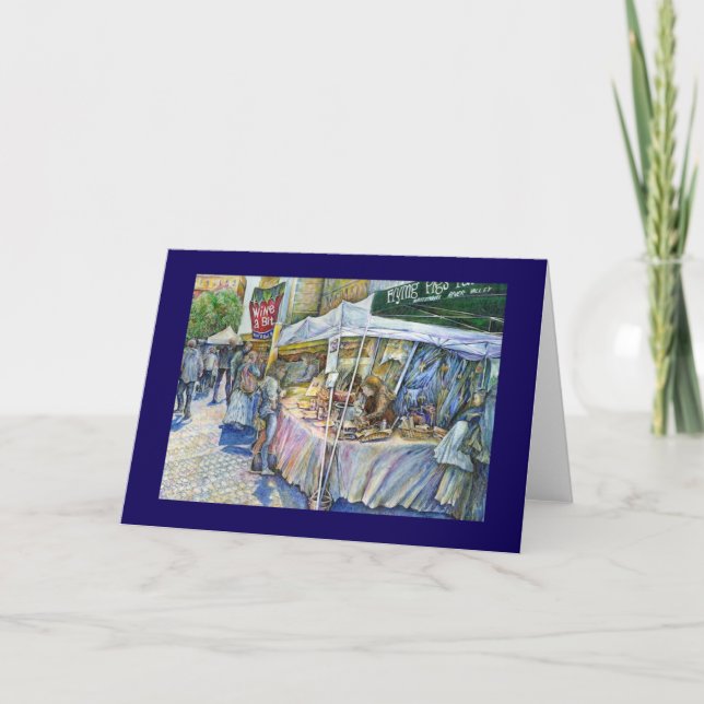 Carte Coin de Flying Pig Farm et Wine a Bit Salutation (Devant)