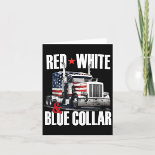 Carte Col Bleu Blanc Et Rouge Patriote Américain