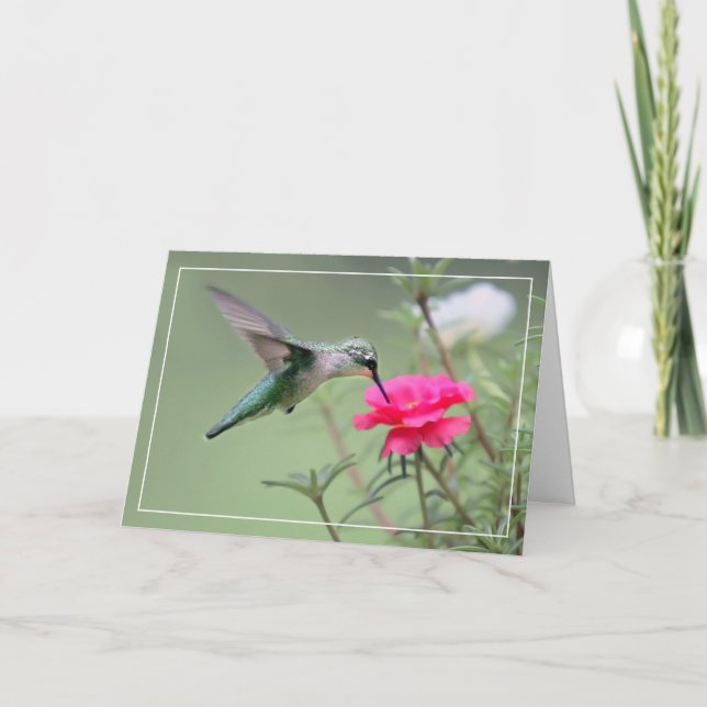 Carte Colibri (Devant)