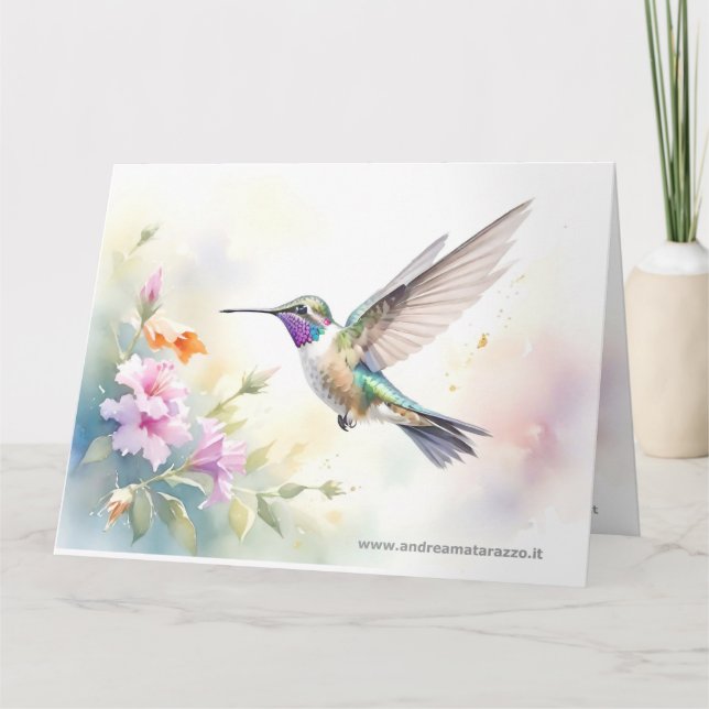Carte Colibri (Devant)