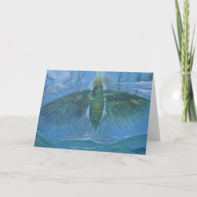 Carte Colibri à l'ascension (Devant)