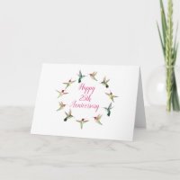 Carte Colibri Personnalisée Pour Un Anniversaire