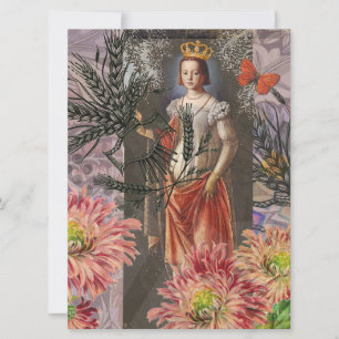 Carte Collage de la déesse céleste Vierge : Céleste vint