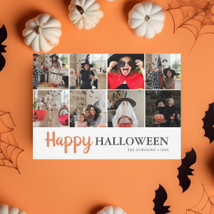 Carte Collage de photos Halloween Moderne