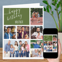 Collage photo Brother 7 Anniversaire personnalisé