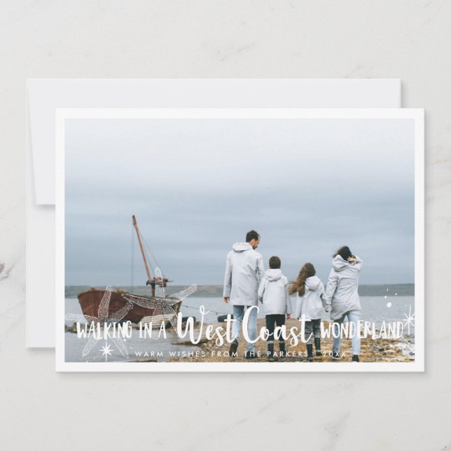 Carte Collage photo de vacances au bord de la mer  (Devant)