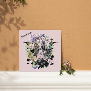 Carte Collage Tour Eiffel