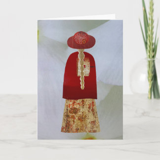 Carte Collage unique Terre Mama Emily Blank