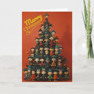 Carte Collecte d'arbres de Noël