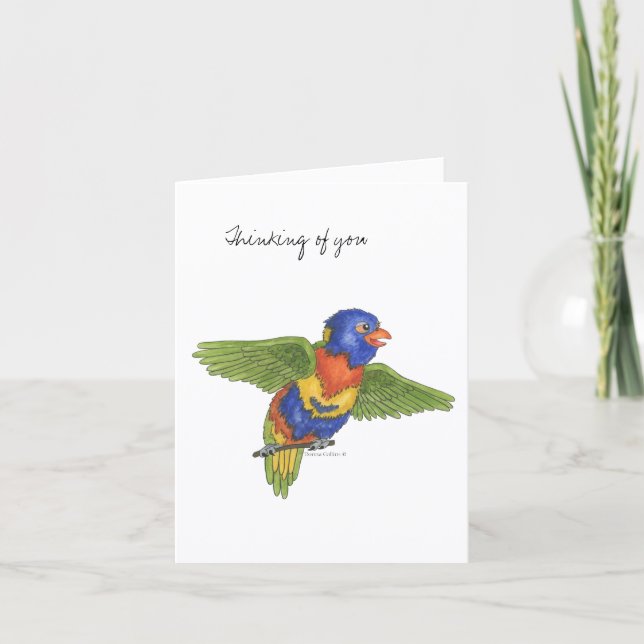 Carte Collection Budgie  Note Card (Devant)