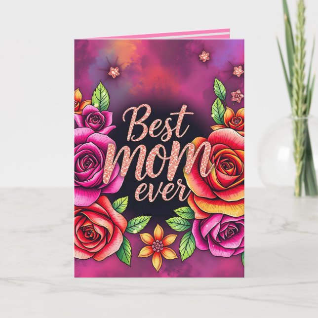 Carte Collection cadeau Floral Moderne (Devant)