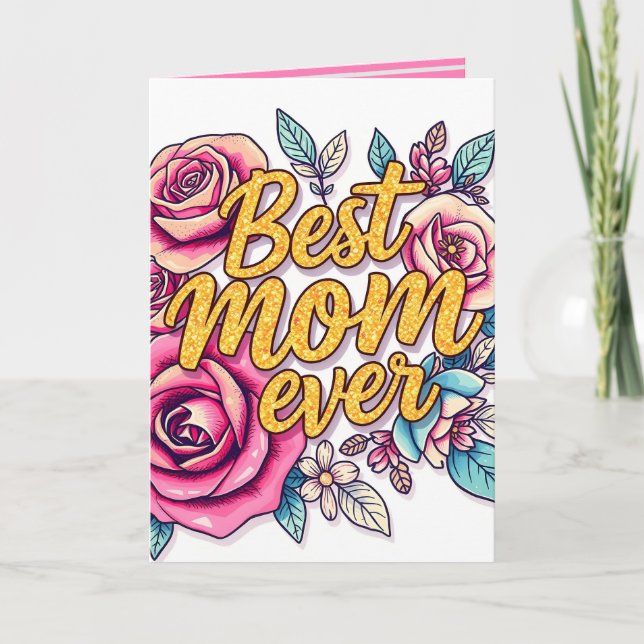 Carte Collection de cadeaux de luxe floraux modernes (Devant)