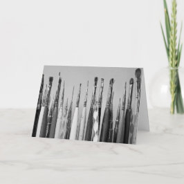 Carte Collection de pinceaux pour ongles d'anniversaire