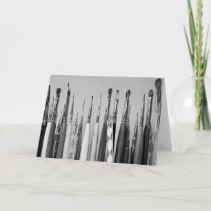 Carte Collection de pinceaux pour ongles d'anniversaire