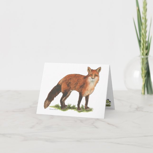 Carte Collection Fox Note Card (Devant)