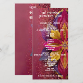 Carte Collection Mariage d'élégance florale rose