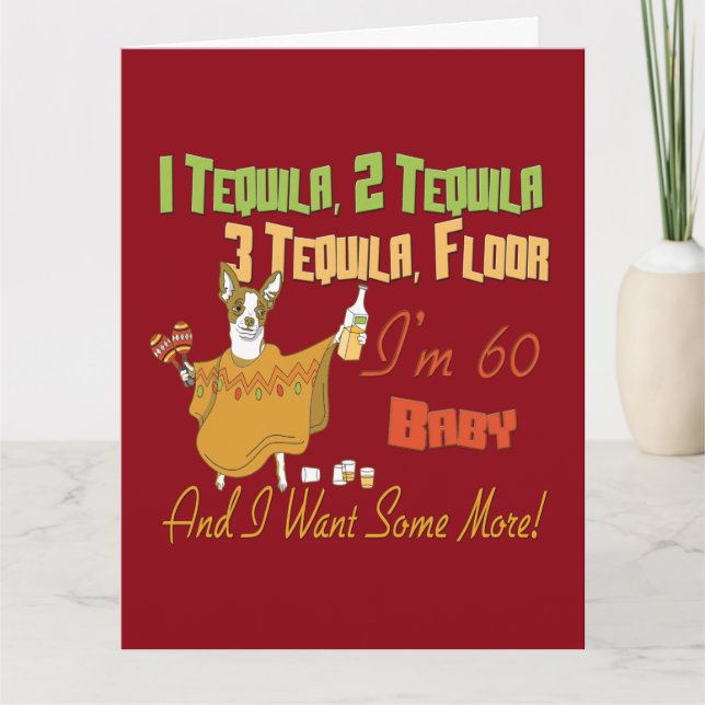 Carte Collection Tequila 60e anniversaire (Devant)