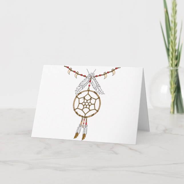Carte Collier de Dream Catcher (Devant)