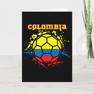 Carte Colombie Football Drapeau Colombien Futbol Maillot