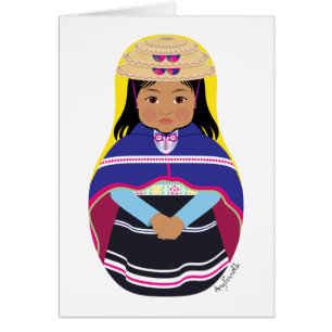 Carte Colombienne, Misak ou Guambiana Matryoshka