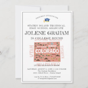 Carte Colorado Fête de fin d'études pour l'université