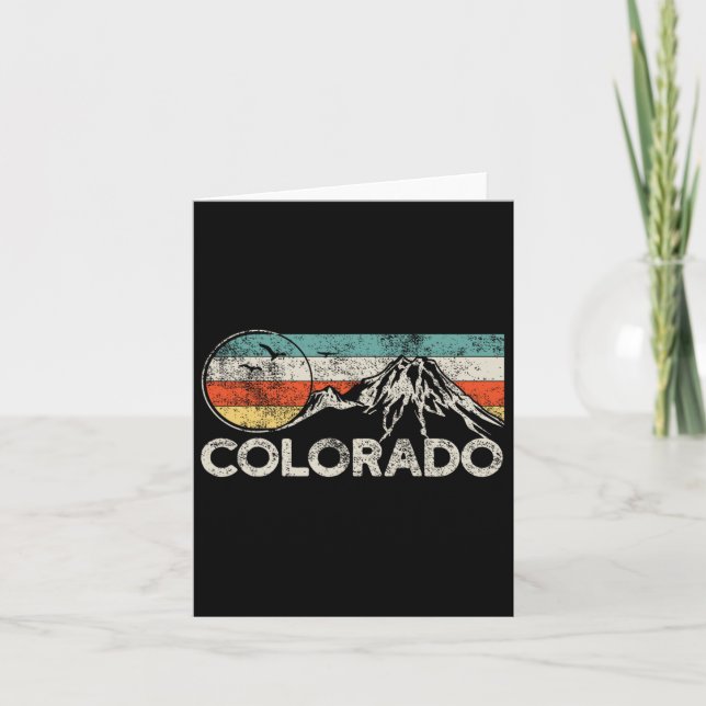 Carte Colorado Randonnée Retro 1 (Devant)
