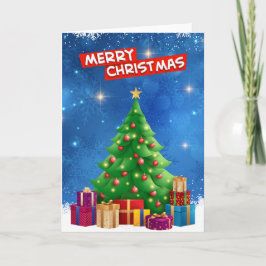 Carte Coloré Moderne Design élégant Joyeux Noël