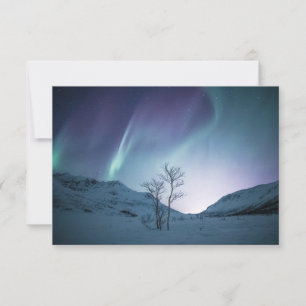 Carte colorée Aurora Borealis
