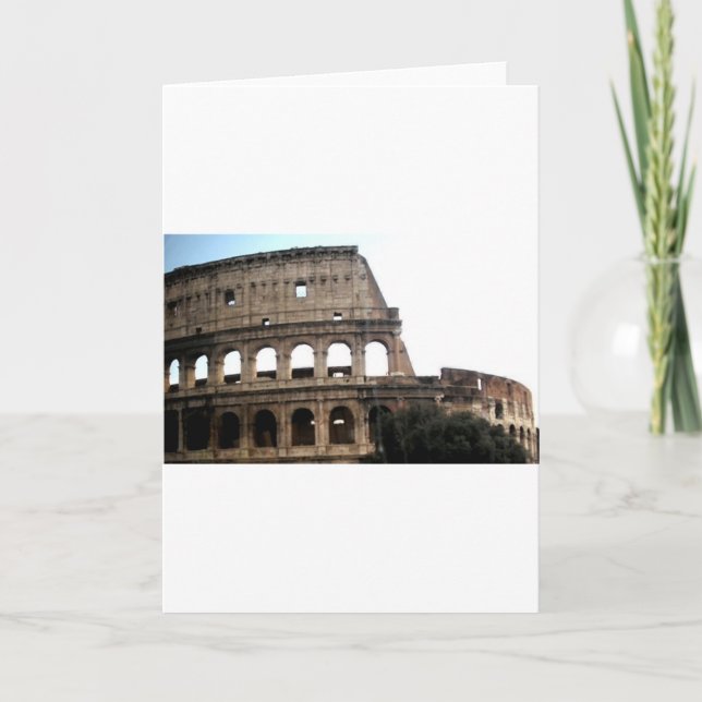 Carte Colosseum Italien Photo Voyage (Devant)